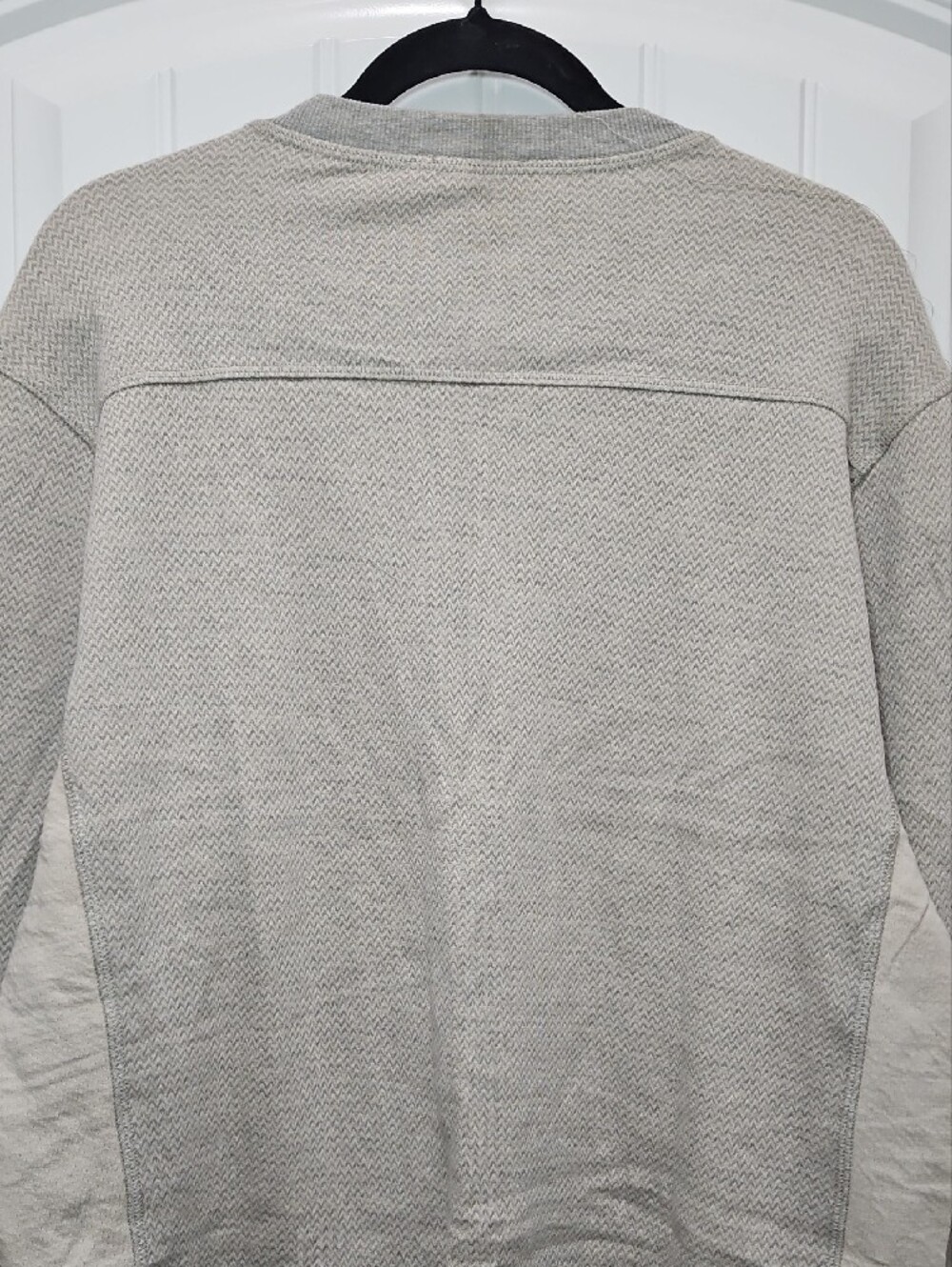 American Giant Reversible Crew Top Men's New Feather Grey - Picture 8 of 12